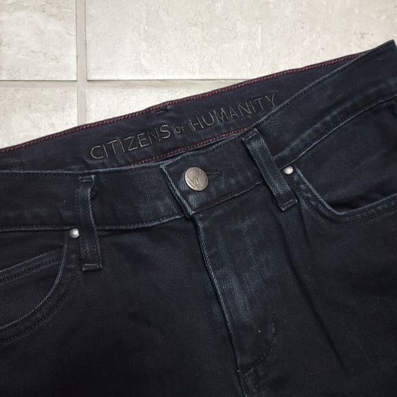 Citizens of Humanity black ankle jeans - Picture 3 of 4